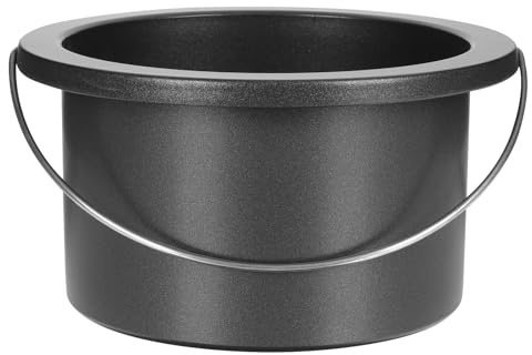 GOOHOCHY Aluminum Wax Melting Inner Pot 101mm Non-stick Reliable Wax Heater Accessory for Hair Removal Waxing Supplies and Random Color