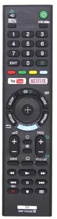 Ersatz Fernbedienung Sony bravia RMT-TX300E für Sony Fernbedienung TV mit Netflx- und You Tub-Tasten