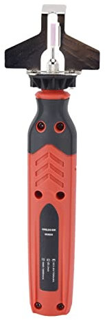 OKJHFD Cordless Chainsaw Sharpener Kit, DC3.6V Handheld Chainsaw Sharpening Kit,Red Chain Saw Sharpen Tool Set,Angle Attachment