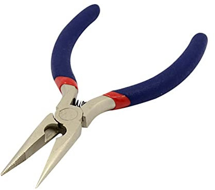 SAHROO 1-Teiliges Schmuckzangen-Set, Kohlenstoffgehärteter, Seitenschneider, Rund/Gebogen/Langkettige Spitzzange, B