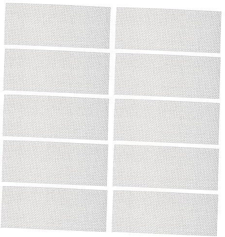 Aquatic Moss Mesh for Fish Tank 10pcs Stainless Steel Silver