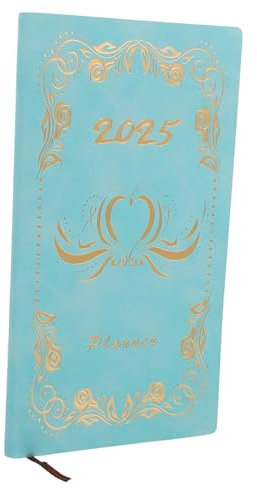 jojofuny 1 Agenda-buch Monatsplaner 2024-2025 Tagebuch 2025 Monatsplaner 2025 Terminkalender 2025 Notizbücher Wöchentlich Wochenplaner 2025 Terminplaner Für 2025 Täglich Papier Sky-blue