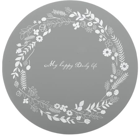 CAPASTEC Silicone Induction Cooker Protective Mat Induction Plate Protector 24cm Non Slip Pads During Cooking Grey