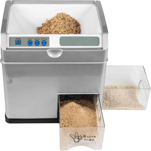 Automatic Rice Milling Machine with Bran Separator, 500W Power & 30KG/H Capacity, Adjustable Milling Accuracy for Various Rice Types