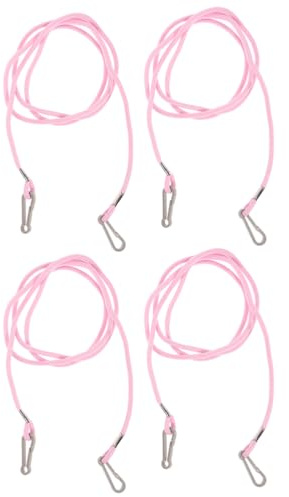 Toyvian Anti-Perte Pour Enfants, 4 pièces Lot de Cordons Perte Hiver Garçon Fille Lanières Ergonomiques pour Mitaines Maintien Sécurisé Facile Utiliser Rose Unique Pour Et Moufles