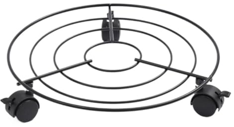 GAOJUNAN Carrello Portavasi Base Portafiori Mobile Cava Semplice Moderna Universale con Ruota di Bloccaggio for Utensili da Casa for Fiori Arredamento Giardino(35cm)