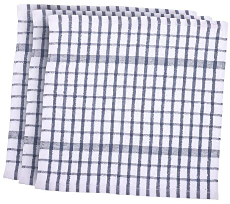 CONGARTENO 3pcs Pure Cotton Towel Dishwashing Cloth Absorbent Tea Towels for Kitchen Kitchen Dish Cloths and Cotton for Wiping Rags and Household Dishcloths