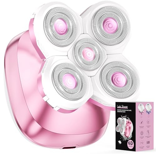 Electric Razors for Women Legs, Flawless Electric Lady Shaver for Women, USB Rechargeable Women's Bikini Shaver for Public and Armpits（Pink）