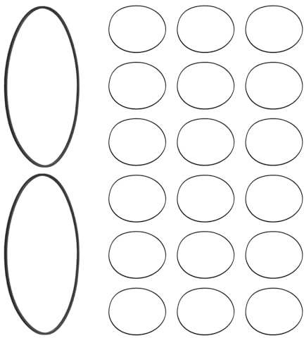 Ipetboom 30 Stück Gummiriemen 130mm X 1,2mm für Dvd und Videorecorder Antriebsriemen aus Verschleißfestem Gummi Geräuscharm Kompatibel für Kassettenspieler und Tonbandgeräte