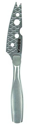 BOSKA Käsemesser für Halbweichen Käse Mini Monaco+ Nr.3 / absoluten Muss macht/Edelstahl/Silber / 165 x 23 x 8 mm