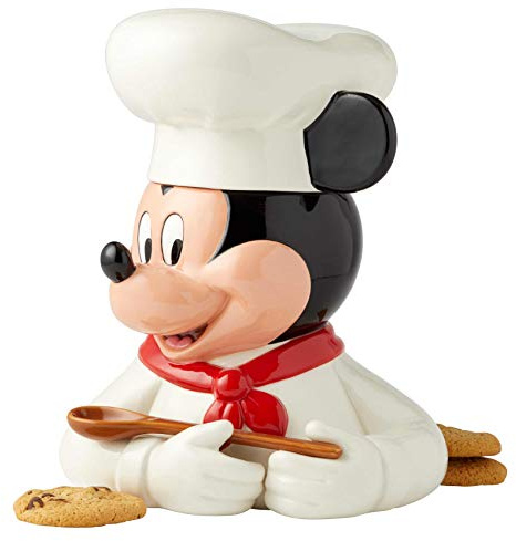 Enesco Disney Ceramics Chef Mickey Cookie Jar 6003743 New