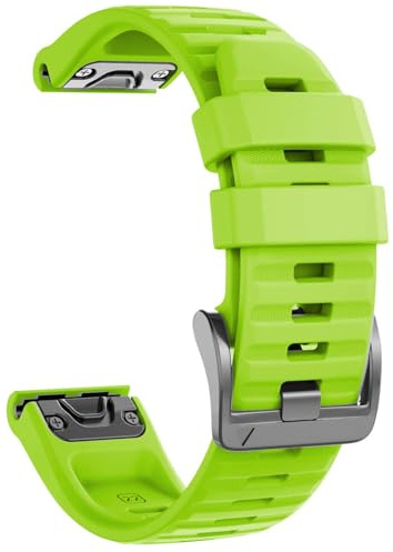 NotoCity Armband för Garmin Fenix 7/6/5/6 pro/7 pro/5 plus, Quickfit 22 mm armband för Garmin Forerunner 935/945/955/965, Epix Gen 2, Instinct/Instinct2, quatix 7/6/7 Pro, Approach S60 (grön)