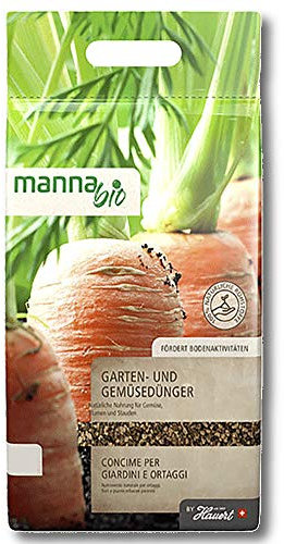 Manna Bio Gartendünger Gemüsedünger 15 kg Tomatendünger Universaldünger Beet