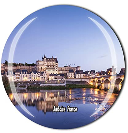 Amboise Francia magnete da frigorifero cristallo turistico Souvenir regalo da collezione adesivo magnetico frigorifero