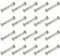 M4 Vis De Raccordement Pour Meubles Vis De Connexion Vis De Liaison Meuble Vis Assemblage Meuble Vis De Meubles Pour Connecter Des Meubles,Des Armoires,Des Armoires,Des Planches (20)