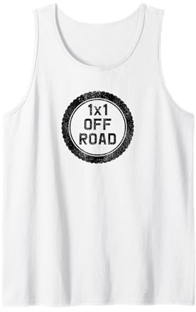 1x1 Off-Road-Shirt – Einrad-Shirt – Einradfahrer Shirt Tank Top