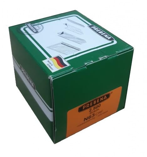 Stauchkopfnägel 63mm rostfrei Nägel Prebena N passend für Paslode F16 Makita DBN600Z Haubold SKN16 BR-04 2,5M P