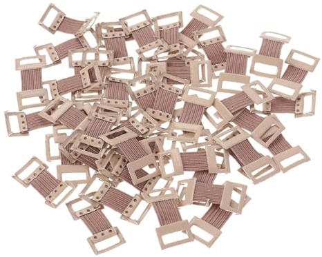 Elastische Bandage Clips, Verbandklammern, Bandage Aluminium Schnalle Elastische Bandage Clips Stretch Metallklammernfür Verschiedene Arten Bandagen,50PC