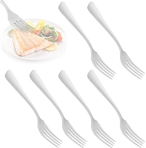 Fischgabel edelstahl 6 Stück eleganz haltbarkeit einfache Reinigung