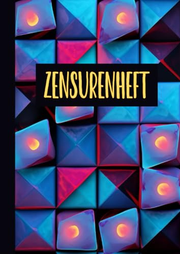 Zensurenheft: Praktisches Notenheft A4 für Lehrerinnen und Lehrer Softcover 20 Notenlisten