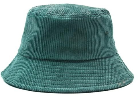 YUEZHAN Cord Bucket Hat - Designer Retro Streetwear Fischer Kappe für Damen und Herren - Winter Strand Outdoor Unisex