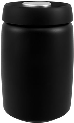 KTCINA 1200ml Airtight Coffee Canister, Stainless Steel Tea and Sugar Containers Coffee Beans Storage Container Versatile Coffee Vacuum Canister Food Storage Container for Coffee Beans Tea Sugar