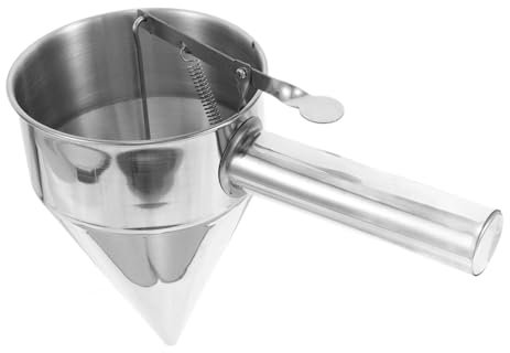 OSOLADY Stainless Steel Outdoor Camping Funnel Stand Detachable Cake Decorator for Easy Cleaning Versatile Cooking Uses