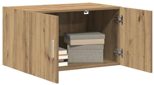 vidaXL Wandschrank Artisan-Eiche 70 x 42,5 x 40 cm Holzwerkstoff | Viel Platz für Essensbedarf mit einem Fach, Aus strapazierfähigem, massivem Eichenholz gefertigt,