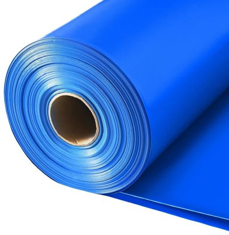 Blue Vapour Barrier Foil – High Performance Damp Proof Membrane for Floor & Loft Insulation (T40 Certified) – 100m2 - 2x50m