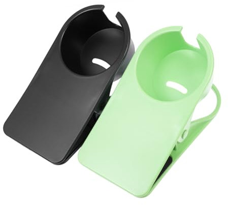 RORPOIR 2 Piezas Portavasos de Escritorio Clip Soporte para Botellas de Mesa Portavasos para Fijar Tazas de Té Junto Mesa o Despacho
