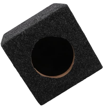 Alipis Boîtier Subwoofer Carré Bois pour Voiture Et Camion Enceinte Acoustique Bois Compatible Installation Facile Et Remplacement Précis pour Système Audio Automobile