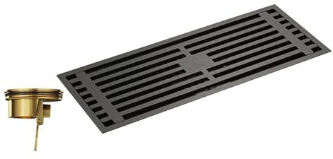 Accessoire élégant gris résistant aux odeurs pour salle de bain - Assure le nettoyage de l'air et une durabilité robuste - Drain de douche d'hôtel