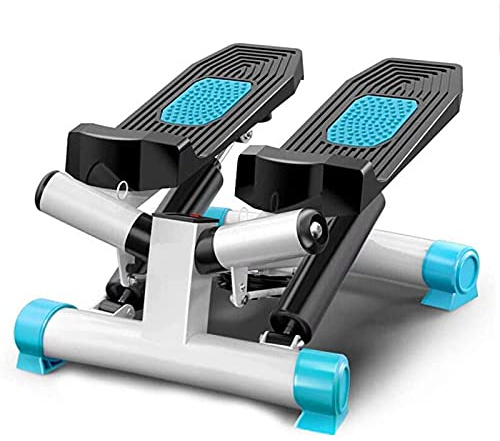 Mini stepper fitness con corde di resistenza, attrezzatura compatta per palestra domestica per allenamento gambe e cosce, display e braccia