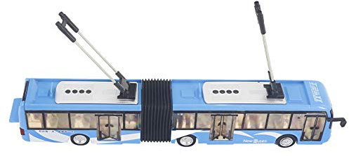 Generic Pedagogisk Leksaksbuss Cool Lätt Bil för Barn 6 år och äldre, Förbättra Hand-öga-koordination, Trafikmodell för Pojkar, Trafikmodell (Vit)