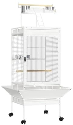 Fågel- och papegojbur Ultimate Luxury Villa Parrot Cage New Birdhouse & Nest