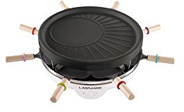 Lagrange - 129015 - Appareil à raclette 8 personnes 800w + gril + crêpière grill'crêpes
