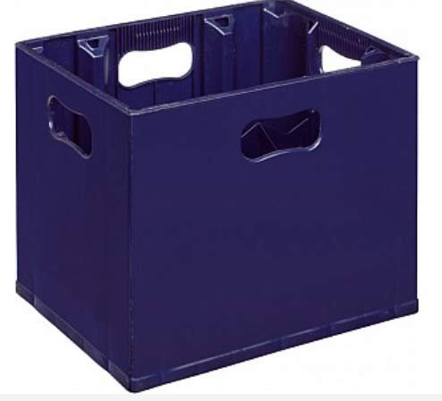 Bottle Crate - Pack, Stack, Store and Transport 1 Litre Bottles - 1 Litre Spirit Bottles, Wine Bottles, Beer Bottles or Cider Bottles. Perfect for Homebrew, Recycling Box, Bottle Bank
