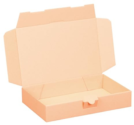 smiley pack Maxibriefkarton DIN A5 240 x 160 x 45 mm braun 10 Stück | Stabiler Versandkarton mit Steckverschluss – passend für DHL Maxibrief, Warensendung & Büchersendung