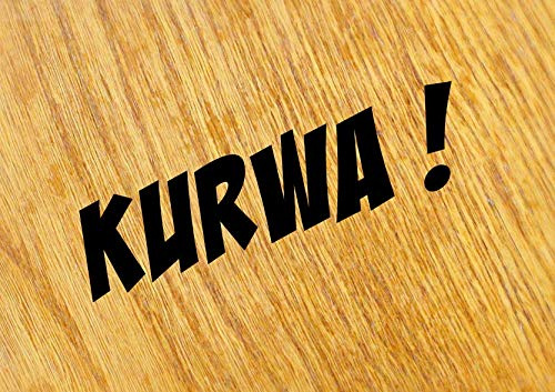 KURWA Aufkleber Sticker Spaß Auto Tuning JP Prior Spruch Performance Design Fun