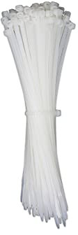 LPGLed | Colliers de câblage en nylon - Lot de 100 pièces - étanchéité accrue - professionnels - blancs (4 x 200 mm)