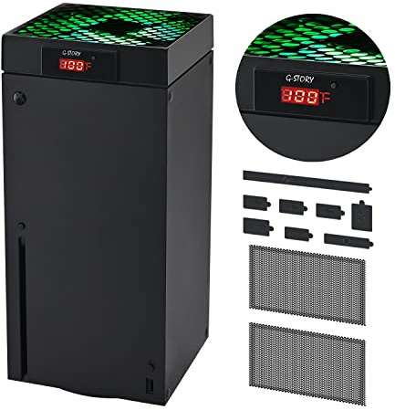 G-STORY Ventilador para Xbox Serie X con velocidad automática del ventilador ajustable por temperatura (Negra 2)