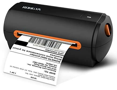 Rongta 4x6 termisk etikettskrivare, frakt streckkodskrivare, Windows för Office Home Ebay, Amazon, FedEx, Shopify, Ingen Bluetooth (RP422)