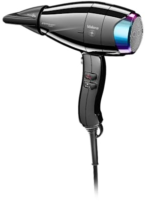 Valera ePower 2010 eQ professioneller Ionen-Haartrockner, kompakt, umweltfreundlich und leistungsstark, digitaler Motor, Sanify Luftreinigung, intelligente Luftstrom-Diagnose, 1600 Watt, Farbe Schwarz