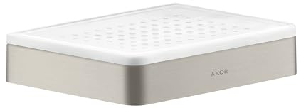hansgrohe AXOR Universal Accessories Seifenschale/Ablage, 42803800, Farbe: Edelstahl Optic