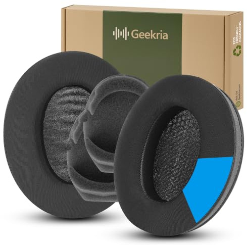 Geekria Sport Cooling Gel Replacement Ear Pads, Memory Foam Earcups Repair Parts Compatible with Sony WH-1000XM3 Earpads, Over-Ear Headset Cushion (Black)