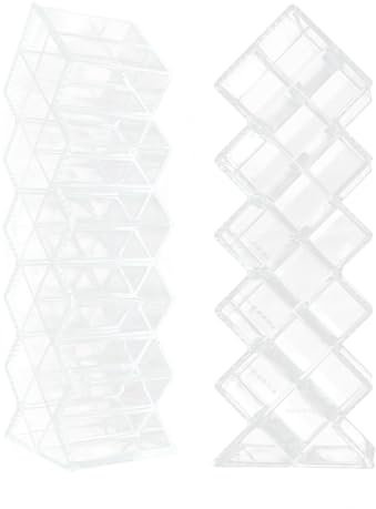 2 Stück Lippenstift Halter, 32 Plätze Halter für Lipgloss Pinsel Holder Aufbewahrungsbox Ständer Make Up Organizer Display