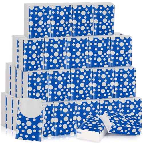 Lot de 600 feuilles de mouchoirs de poche – Lot de 600 feuilles de mouchoirs de voyage – 3 plis – Non parfumés – Avec processus de gaufrage unique – Pour sac à main, voyage, camping