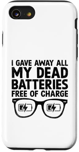 Ich habe alle meine leeren Batterien kostenlos weggegeben Dad Joke Hülle für iPhone SE (2020) / 7 / 8