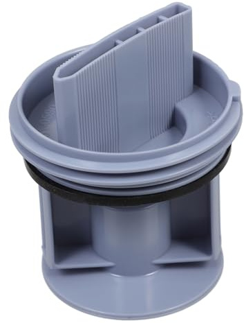 Washer Drain Pump Filter Assembly with Abs Drain Pump Plug | Pump Protection, Lint and Debris Filtering, for Washing Machine Use, Replacement Part for Drain Outlet