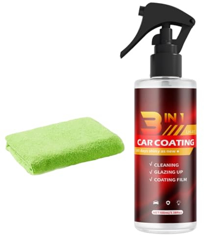 Ripristinatore Vernice Auto | Agente Rinnovo Ceramico 100ml Scudo Idrorepellente, Protezione per Pulizia Auto, per Manutenzione